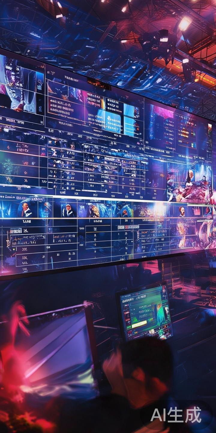 这些赛事除了提供激烈的比赛场面外，还同步发布详细的